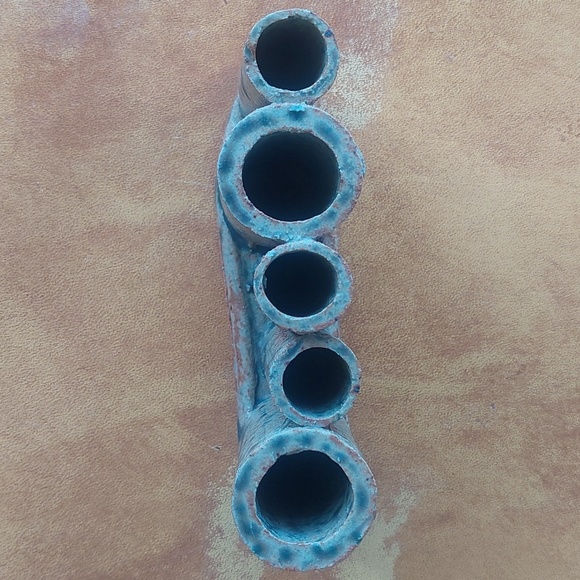 Elisabeth Heil Signed Vintage Pottery Bud Vase San Mateo, California - Picture 6 of 6